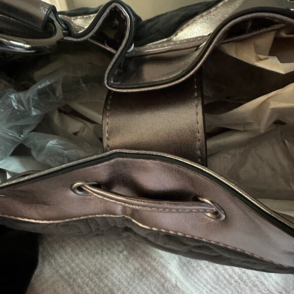 Juicy Couture Daydreamer 'Vintage Dreams' Tote Bag Black Liquorice/ Gunmetal NWT - Picture 8 of 11